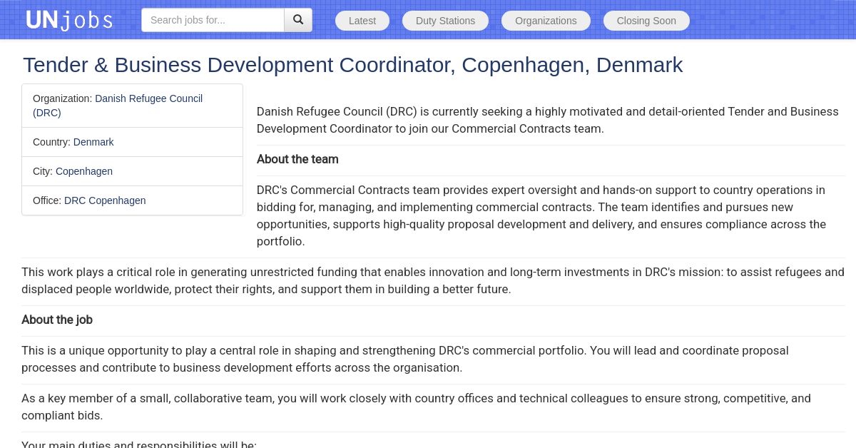 Danish Refugee Council (DRC) logo